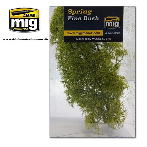 A.MIG 8380 FINE BUSH - SPRING 1 stk plante til diorama